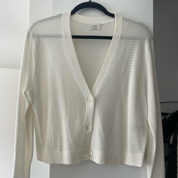 Aritzia Wilfred White Caridgan - Size L (never worn) - Picture 2 of 4
